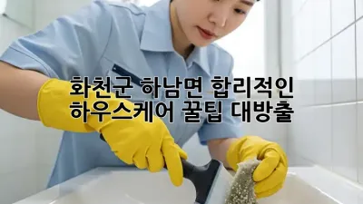 화천군 하남면🏠 합리적인 #하우스케어 꿀팁 대방출! ✨